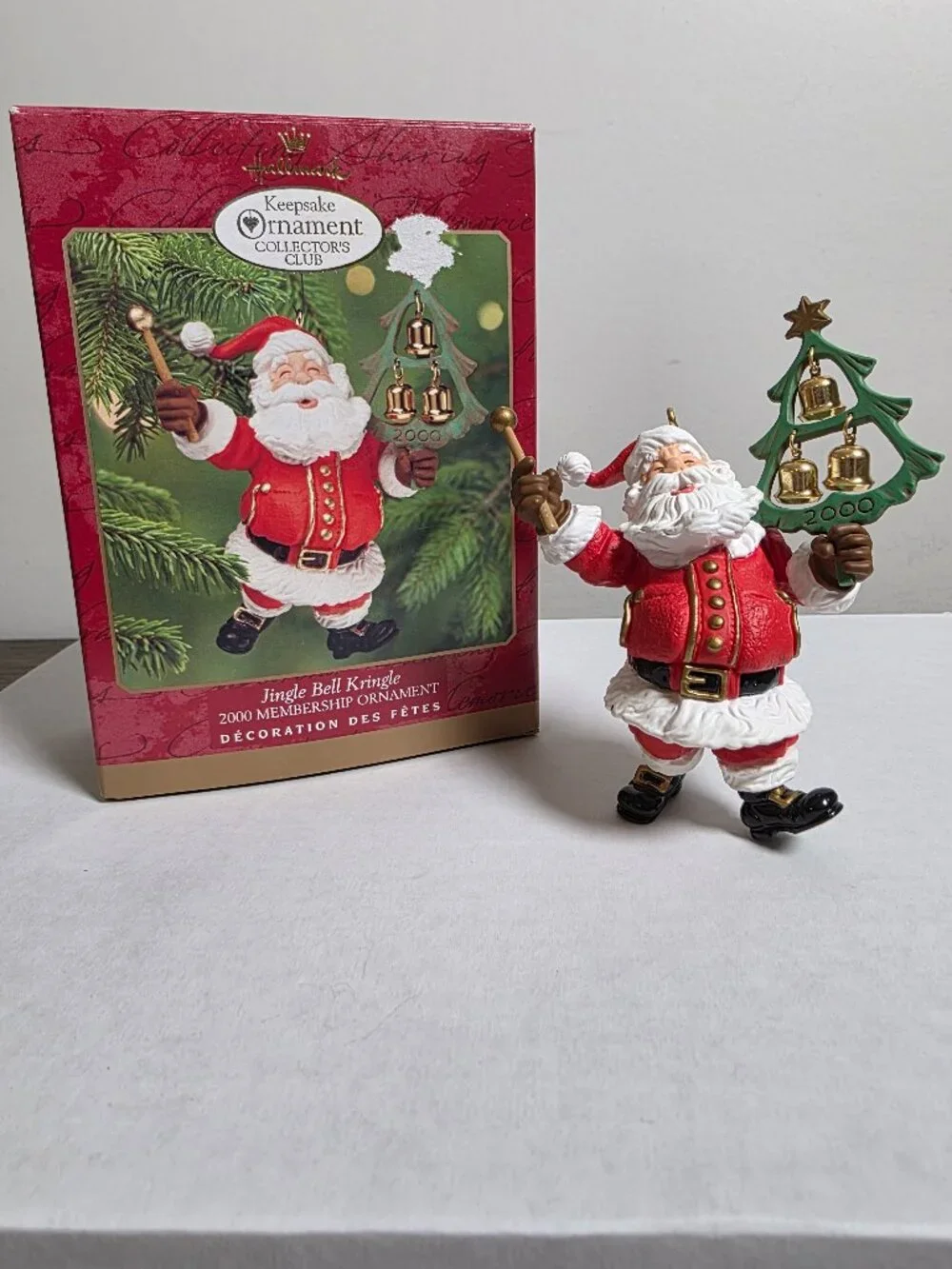 Jingle Bell Kringle 2000 Hallmark Keepsake Collector's Club Membership Ornament
